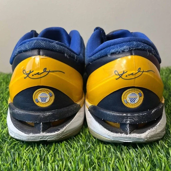Nike Zoom Kobe VII System Obsidian Gold Royal Blue Yellow